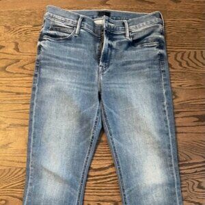 Mother PETITES The Mid Rise Dazzler Ankle Jeans, size 27, worn only once